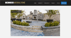 Desktop Screenshot of bedrocknaturalstone.com